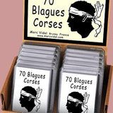 70 Blagues Corses - fin de soirée à partager solitaire - Rouge et Noir