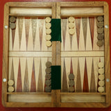 Ensemble jeu d'échecs et Backgammon - Coffre pliant - Magnétique