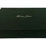 Backgammon Hector Saxe - Buffle Taupe - Grand - Backgammon en cuir - Rouge et Noir
