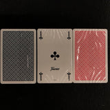 Cartes de cercle Fournier - Marquage 4 coins - Bridge / Rami - cartes de poker - Rouge et Noir