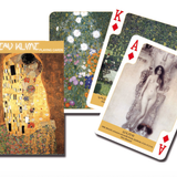 Cartes Klimt - jeu de cartes illustrées - Rouge et Noir