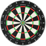 Cible fléchettes professionnelle - Winmau Blade 360 Triple Core - Officielle PDC - cible de fléchettes - Rouge et Noir