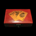 Coffret chinois - Bridge - jeu de cartes coffret de cartes bridge - Rouge et Noir