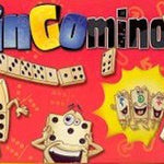 Dingomino - jeu traditionnel jeu de dominos jeu enfant - Rouge et Noir