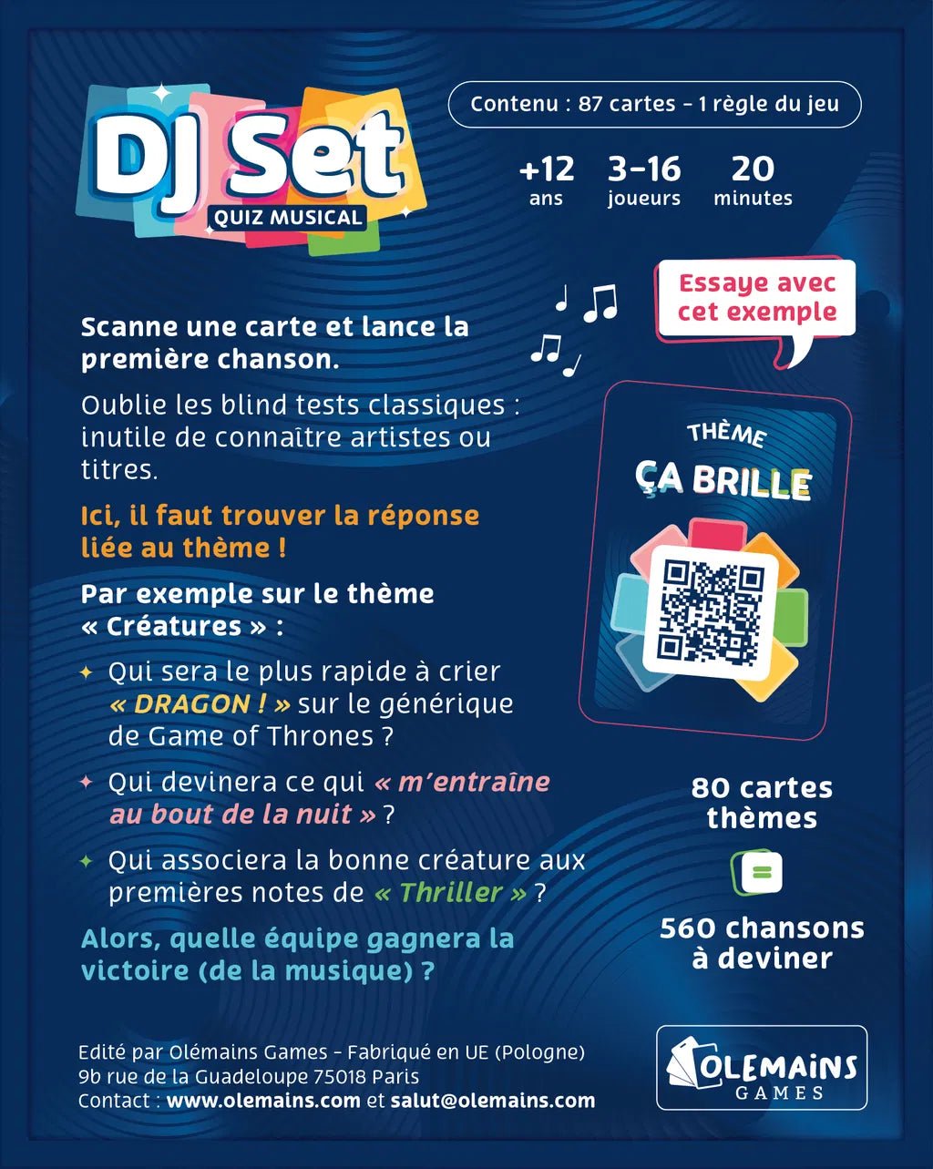 DJ SET - Jeu de plateau ambiance - Rouge et Noir