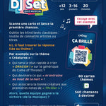 DJ SET - Jeu de plateau ambiance - Rouge et Noir