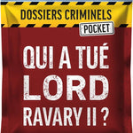 DOSSIERS CRIMINELS POCKET: Qui a tué Lord Ravary II ? - Jeu de plateau de stratégie coopératif - Rouge et Noir