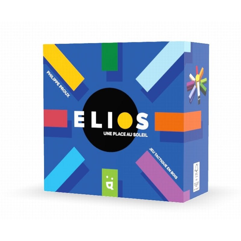 ELIOS - Jeu en bois de stratégie - Rouge et Noir