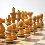 Ensemble Ultime Noyer - Pièces buis / acacia - Ensemble d’échecs classique - Rouge et Noir