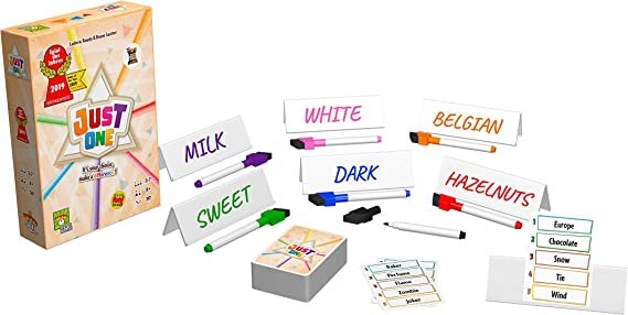 Just one - Jeu de plateau d'ambiance et de vivacité - Rouge et Noir