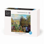 Puzzle Bois Michèle Wilson - 80 pièces - Coin de jardin à montgeron - Monet - Puzzle en bois Michèle Wilson - Rouge et Noir