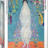 Puzzle EuroGraphics - 1000 p - Portrait de Elisabeth Lederer - Klimt - Puzzle en carton - Rouge et Noir