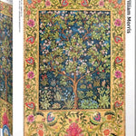 Puzzle Eurographics - 1000 p - Tapisserie - William Morris - Puzzle en carton - Rouge et Noir
