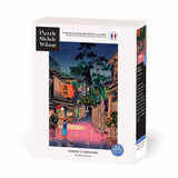 Puzzle MW - 150 p - Soirée à ushigome - Koitsu - Puzzle en bois Michèle Wilson - Rouge et Noir