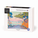 Puzzle MW - 350 pièces - Golfe de juan - Signac - Puzzle en bois Michèle Wilson - Rouge et Noir