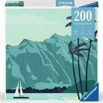 Puzzle Ravensburger - Hawaï - 200 P - Puzzle en carton - Rouge et Noir