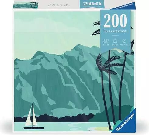 Puzzle Ravensburger - Hawaï - 200 P - Puzzle en carton - Rouge et Noir