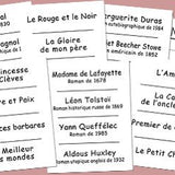 Qui a écrit ces livres ? - fin de soirée à partager solitaire - Rouge et Noir