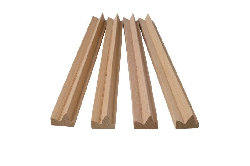 Réglettes porte - tuiles de mah - jong set 4 bois - jeu traditionnel jeu de mah - jong - Rouge et Noir