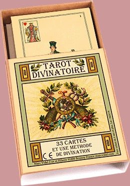 Tarot divinatoire - Marc Vidal - fin de soirée solitaire - Rouge et Noir