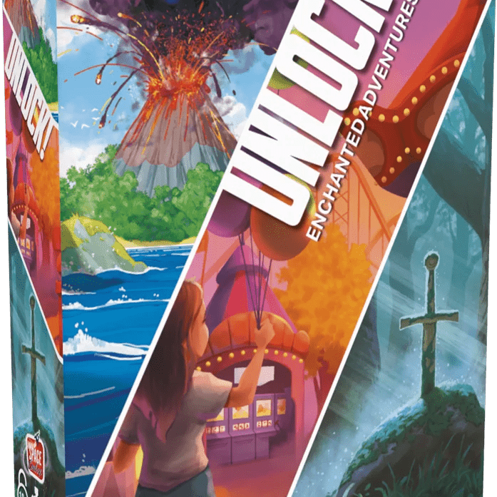 Unlock ! - Enchanted Adventures - Jeu de plateau de stratégie coopératif - Rouge et Noir