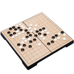 Go de voyage magnétique PM - 13 lignes - jeu traditionnel jeu de go jeu de voyage - Rouge et Noir