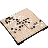 Go de voyage magnétique PM - 13 lignes - jeu traditionnel jeu de go jeu de voyage - Rouge et Noir