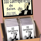 100 Contrepèteries de salon - fin de soirée à partager - Rouge et Noir