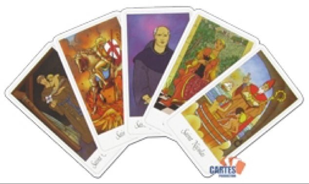 Oracle des Saints - jeu divinatoire - Rouge et Noir