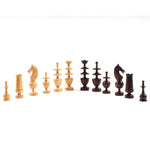 Pièces d'échecs Régence - jeu d'échecs pièces d'échecs classiques figurines décoratives - Rouge et Noir