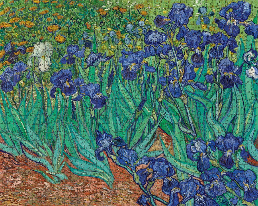 Puzzle Pomegranate - 1000 p - Iris - Van Gogh - Puzzle en carton - Rouge et Noir